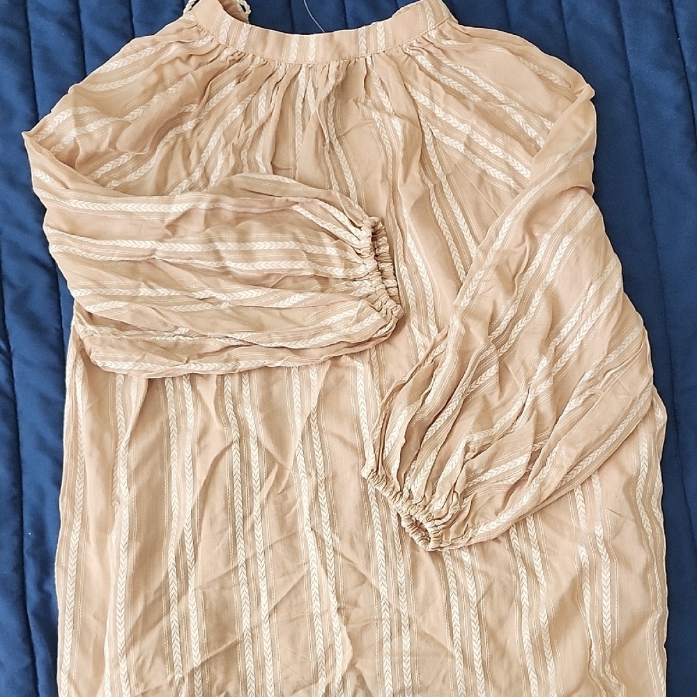 Gemma + Jane Striped Cream Blouse - Picture 5 of 5